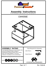 Furniture of America TORKEL CM4056E Assembly Instructions Manual preview