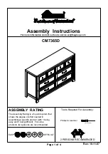 Furniture of America Tywyn CM7365D Assembly Instructions preview