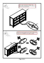 Preview for 4 page of Furniture of America Tywyn CM7365D Assembly Instructions