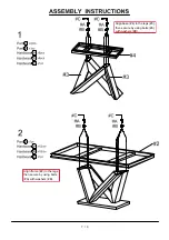 Preview for 7 page of Furniture of America Valdevers CM3284T Assembly Instructions Manual