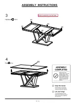 Preview for 8 page of Furniture of America Valdevers CM3284T Assembly Instructions Manual