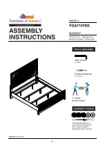 Furniture of America Valletta FOA7157EK Assembly Instructions Manual preview