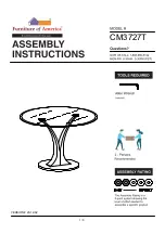 Furniture of America Valo CM3727T Assembly Instructions Manual preview