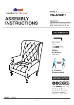 Furniture of America Vaugh CM-AC680 Assembly Instructions Manual preview