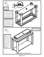 Preview for 5 page of Furniture of America Venta CM4238WHS Assembly Instructions