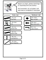 Preview for 3 page of Furniture of America Ventura CM5278-TV-54-3A Assembly Instructions Manual