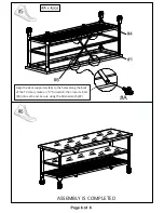 Preview for 6 page of Furniture of America Ventura CM5278-TV-54-3A Assembly Instructions Manual