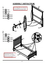 Preview for 8 page of Furniture of America Vevey FOA7175T Assembly Instructions Manual