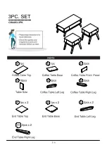 Preview for 5 page of Furniture of America Vilgot CM4493-3PK Assembly Instructions Manual