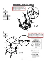 Preview for 8 page of Furniture of America Vilgot CM4493-3PK Assembly Instructions Manual