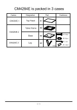 Preview for 6 page of Furniture of America Villarsglane CM4284E Assembly Instructions Manual