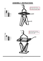 Preview for 7 page of Furniture of America Villarsglane CM4284E Assembly Instructions Manual