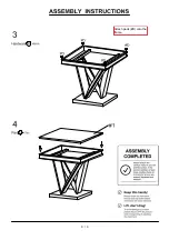 Preview for 8 page of Furniture of America Villarsglane CM4284E Assembly Instructions Manual