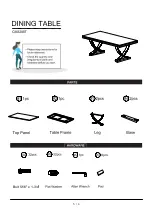 Preview for 5 page of Furniture of America Wadenswil CM3285T Assembly Instructions Manual