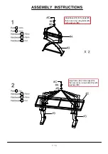 Preview for 7 page of Furniture of America Wadenswil CM3285T Assembly Instructions Manual