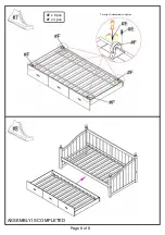 Preview for 8 page of Furniture of America Walcott CM1928 Assembly Instructions Manual