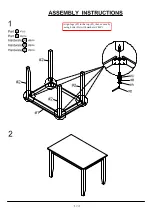 Preview for 7 page of Furniture of America Weston CM3400T7PK Assembly Instructions Manual