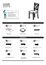 Preview for 8 page of Furniture of America Weston CM3400T7PK Assembly Instructions Manual