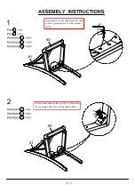 Preview for 10 page of Furniture of America Weston CM3400T7PK Assembly Instructions Manual