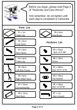 Preview for 3 page of Furniture of America Westport CM3920T-7PK Assembly Instructions Manual