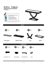 Preview for 5 page of Furniture of America Wettingen CM4285S Assembly Instructions Manual