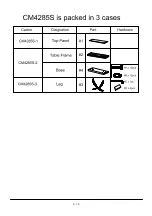 Preview for 6 page of Furniture of America Wettingen CM4285S Assembly Instructions Manual