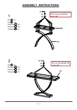 Preview for 7 page of Furniture of America Wettingen CM4285S Assembly Instructions Manual