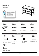 Preview for 5 page of Furniture of America Wichita CM3061PBN Assembly Instructions Manual