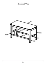 Preview for 6 page of Furniture of America Wichita CM3061PBN Assembly Instructions Manual