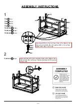 Preview for 7 page of Furniture of America Wichita CM3061PBN Assembly Instructions Manual