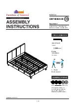 Preview for 1 page of Furniture of America Winn Park CM7008CK Assembly Instructions Manual