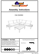 Furniture of America Winona CM-OS2580 Assembly Instructions Manual preview