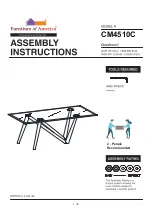 Furniture of America Wohlen CM4510C Assembly Instructions Manual preview