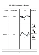 Preview for 6 page of Furniture of America Wohlen CM4510C Assembly Instructions Manual