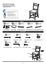 Preview for 5 page of Furniture of America Woodside Counter CM3024PC-2PK Assembly Instructions Manual