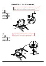 Preview for 6 page of Furniture of America Woodside Counter CM3024PC-2PK Assembly Instructions Manual