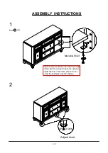 Preview for 6 page of Furniture of America Xandra CM3239SV Assembly Instructions Manual