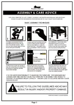 Preview for 3 page of Furniture of America YNJ-140-8 Assembly Instructions Manual