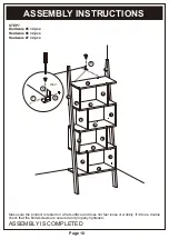 Preview for 10 page of Furniture of America YNJ-140-8 Assembly Instructions Manual