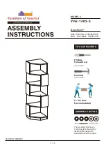 Preview for 1 page of Furniture of America YNJ-1403-5 Assembly Instructions Manual