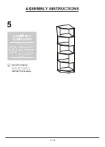 Preview for 11 page of Furniture of America YNJ-1403-5 Assembly Instructions Manual