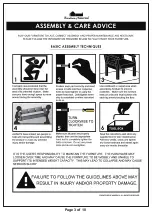 Preview for 3 page of Furniture of America YNJ-1409 Assembly Instructions Manual