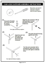 Preview for 5 page of Furniture of America YNJ-1409 Assembly Instructions Manual