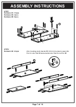 Preview for 7 page of Furniture of America YNJ-1409 Assembly Instructions Manual