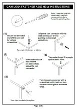 Preview for 5 page of Furniture of America YNJ-1411-4 Assembly Instructions Manual