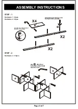 Preview for 7 page of Furniture of America YNJ-1411-4 Assembly Instructions Manual