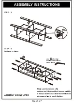 Preview for 8 page of Furniture of America YNJ-1411-4 Assembly Instructions Manual