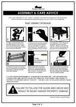 Preview for 3 page of Furniture of America YNJ-1412-5 Assembly Instructions Manual