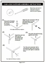 Preview for 5 page of Furniture of America YNJ-1412-5 Assembly Instructions Manual