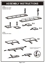 Preview for 7 page of Furniture of America YNJ-1412-5 Assembly Instructions Manual